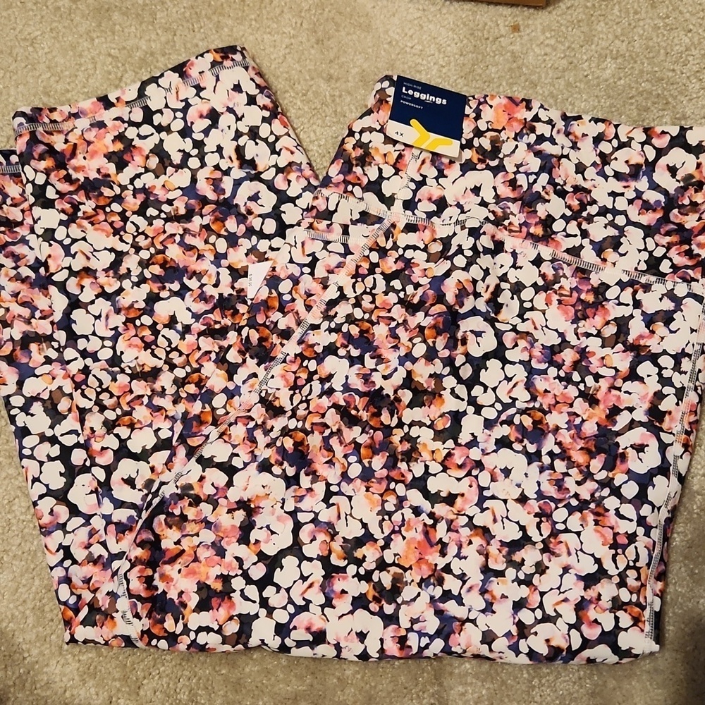 Old Navy Leggings Crop Active High Rise Powersoft Go Dry Size 4X New